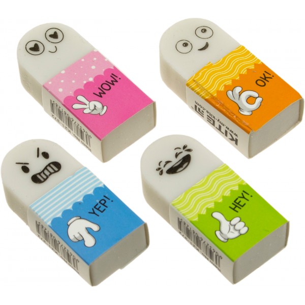  Ластик Kite Emotionals ассорти (48) №K21-372