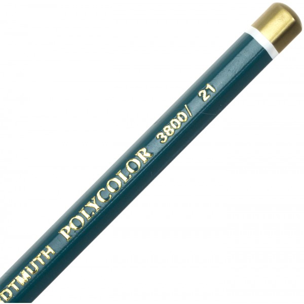 Олівець кольоровий Koh-i-noor Polycolor художній green / блакитно-зелений (12) 3800 / 21