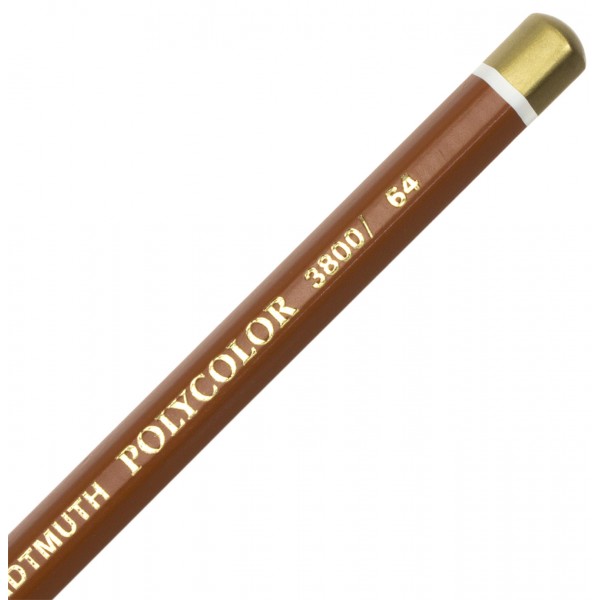 Олівець кольоровий Koh-i-noor Polycolor художній burnt ochre/охра палена (12) 3800/64