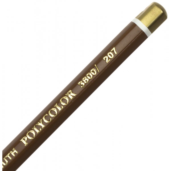 Олівець кольоровий Koh-i-noor Polycolor художній burnt siena/сієна палена (12) 3800/207