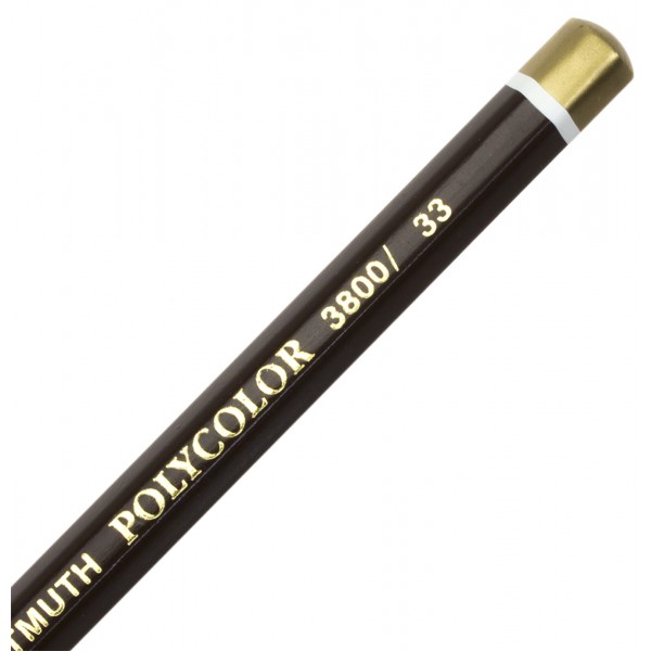 Олівець кольоровий Koh-i-noor Polycolor художній brown / темно-коричневий (12) 3800 / 33