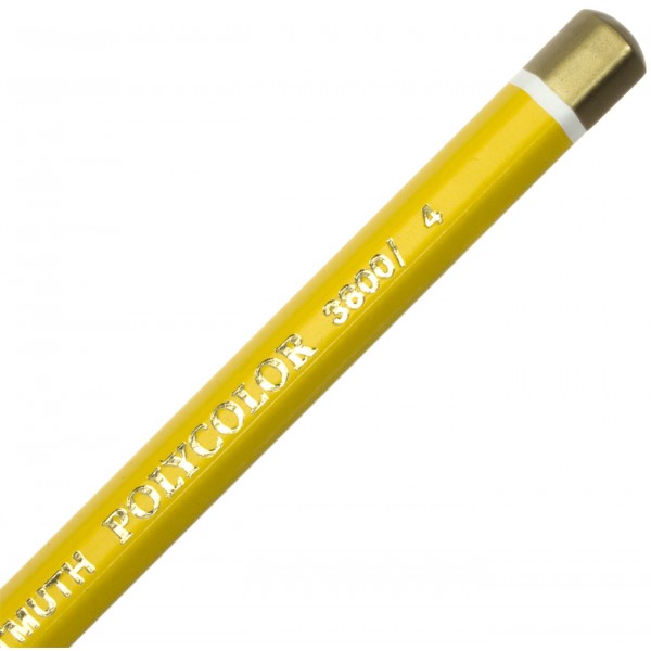 Олівець кольоровий Koh-i-noor Polycolor художній yellow / темно-жовтий (12) 3800 / 4