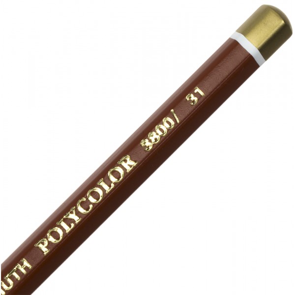 Карандаш цветной Koh-i-noor Polycolor художественный light brown/светло-коричневый (12) 3800/31