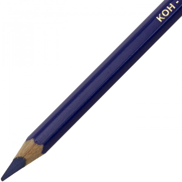 Карандаш цветной  Koh-i-noor  Polycolor художественный permanent blue / стойкий синий (12) 3800 / 55
