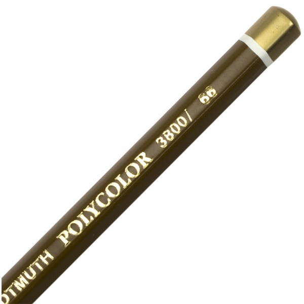 Карандаш цветной  Koh-i-noor  Polycolor художественный raw umber / умбра (12) 3800 / 66