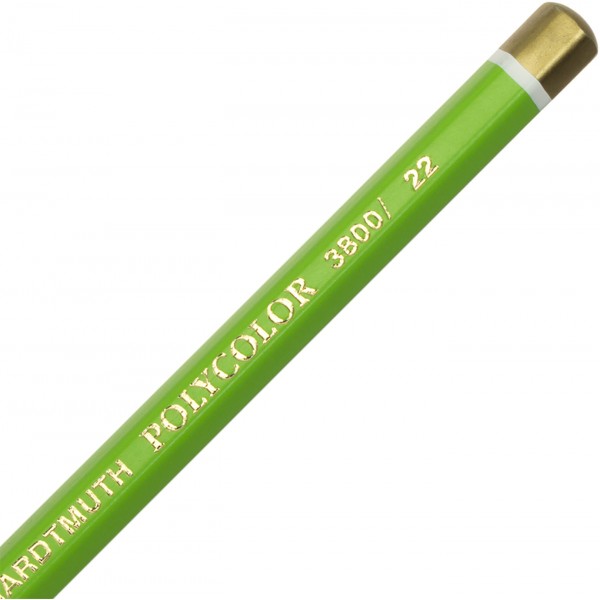 Олівець кольоровий Koh-i-noor Polycolor художній yellowish green/жовто-зелений (12) 3800/22