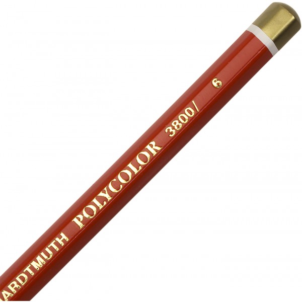 Олівець кольоровий Koh-i-noor Polycolor художній vermillion red / вермильон червоний (12) 3800 / 6