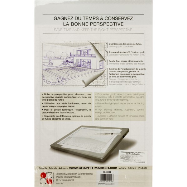 Сітка перспектива Е Graph'it для замальовок, 26*30,5 см №GI42424