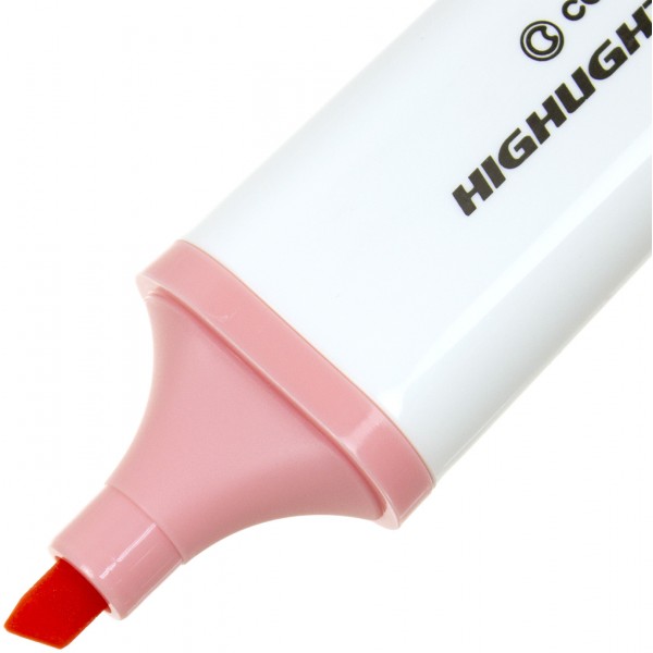 Текстмаркер Centropen клиновидный Highlighter Style 1-4,6 мм пастель розовый (10) 6252 / 56/7708