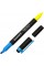  Текстмаркер Axent клиновидный Highlighter Dual 2-4 мм голубой (12) (144) №2534-02-A