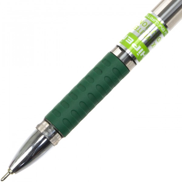 Ручка масляна кулькова Hiper Max Writer Evolution 2500 м 0,7 мм зелена (10) (250) №HO-335-ES