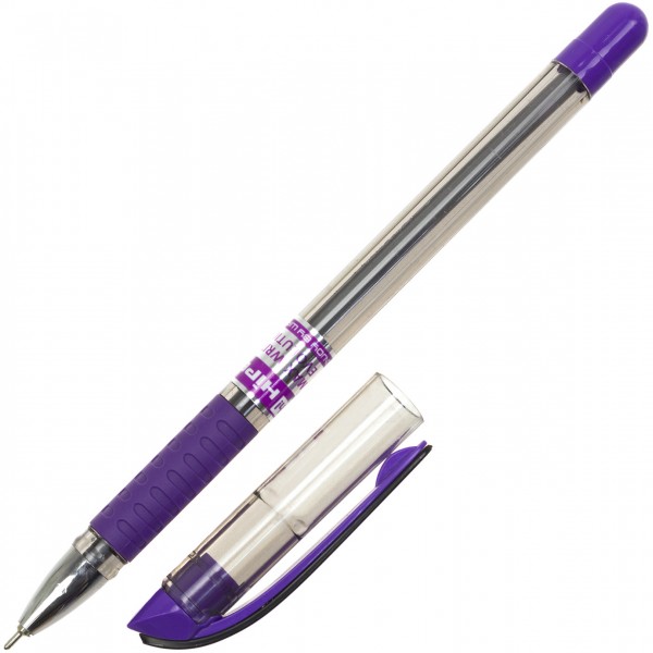 Ручка масляная шариковая Hiper Max Writer Evolution 2500 м 0,7 мм фиолетовая (10) (250) №HO-335-ES