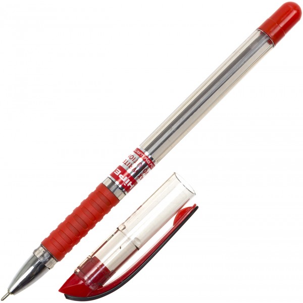 Ручка масляная шариковая Hiper Max Writer Evolution 2500 м 0,7 мм красная (10) (250) №HO-335-ES