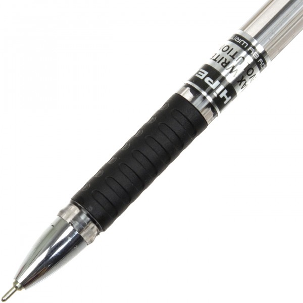 Ручка масляна кулькова Hiper Max Writer Evolution 2500 м 0,7 мм чорна (10) (250) №HO-335-ES