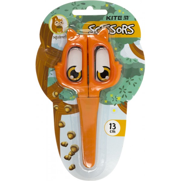 Ножницы детские Kite Squirrel 13 см (12) (240) №K21-017-02