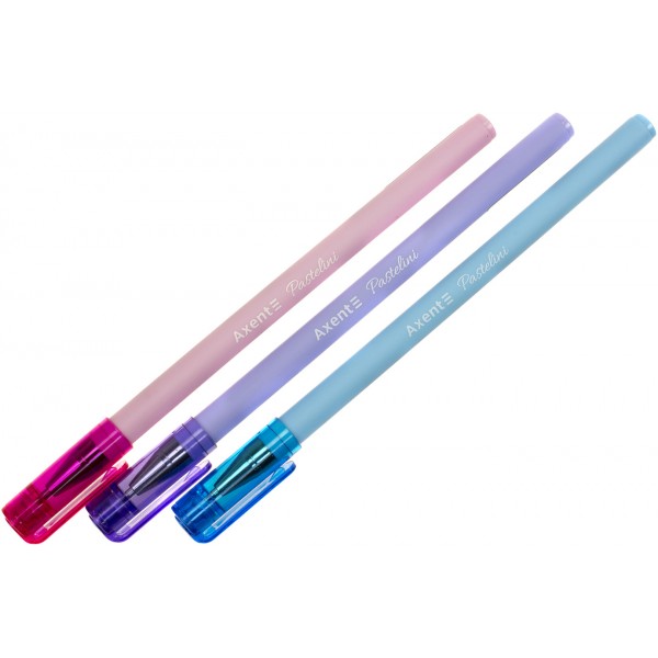 Ручка шариковая Axent Pastelini синяя (12) (144) AB1083-02-A