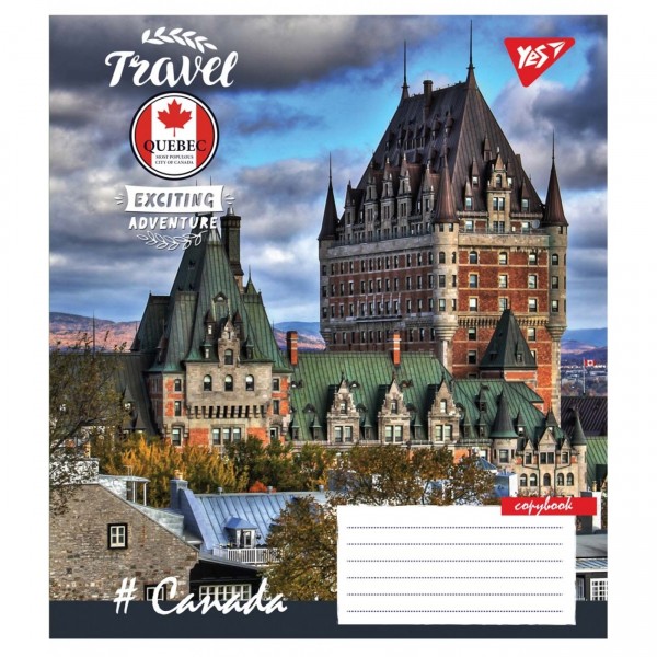 Тетрадь 96 листов линия YES Travel (5) (120) 765065