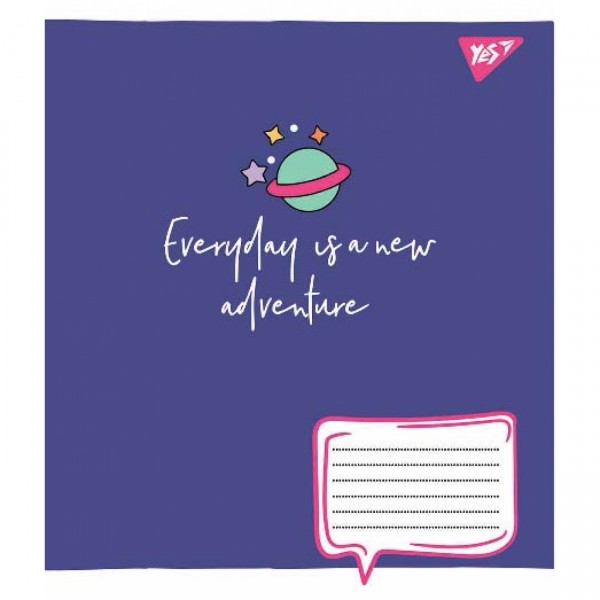 Зошит 12 аркушів лінія YES Stay positive (25) (500) №765589