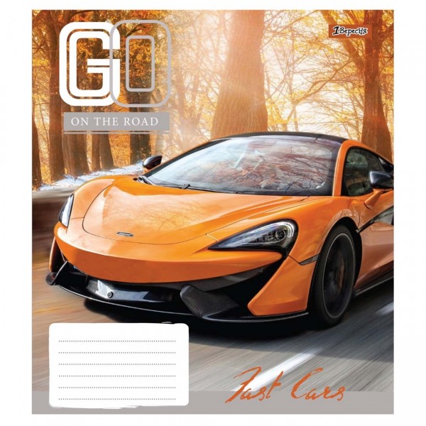 Зошит 60 аркушів лінія 1 Вересня Go on the road (10) (160) 764964
