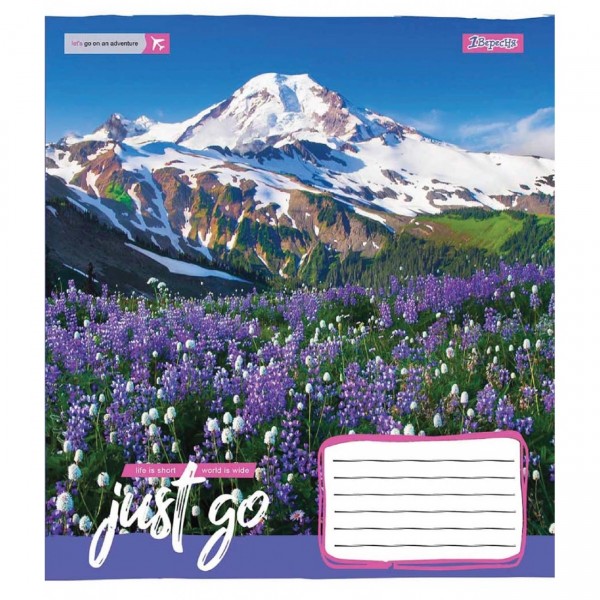 Зошит 96 аркушів лінія 1 Вересня Just go (5,10) (120) 765492