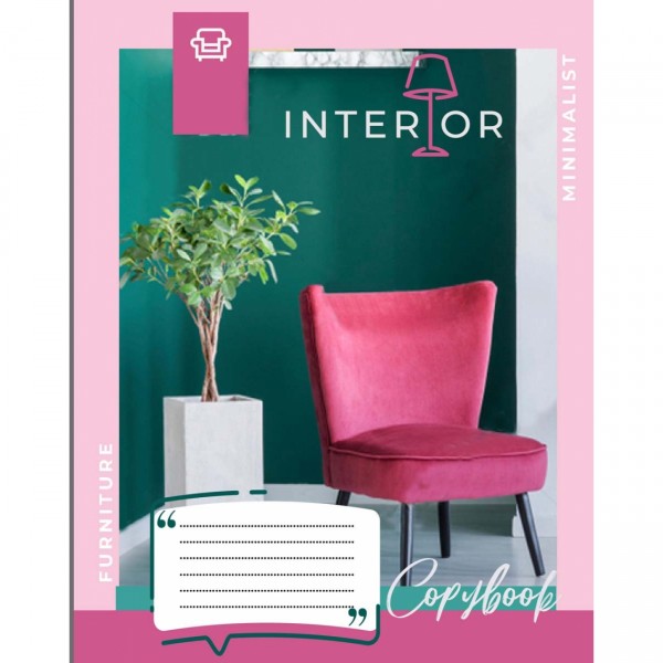 Тетрадь 60 листов линия 1 Вересня HInterior (10) (160) №765697