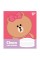 Зошит 12 аркушів коса лінія YES Line Friends (25) (500) №766197  