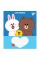 Зошит 12 аркушів коса лінія YES Line Friends (25) (500) №766197  