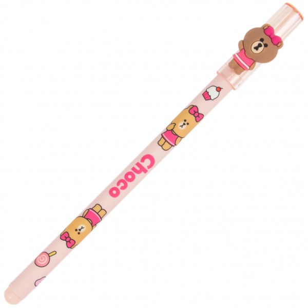 Ручка гел. "Yes" №420377 Line Friends "пиши-стирай" 0,5мм синя(36)