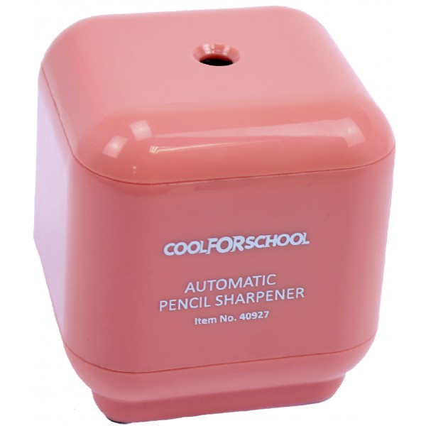 Точилка автомат. "CoolForSchool" №CF40927 коралова на бат.