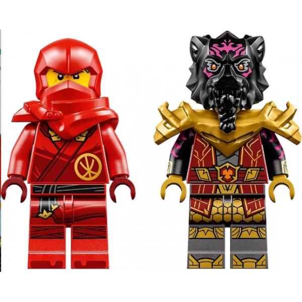 Конструктор "LEGO" Ninjago Автомобільна й байкова битва Кая і Раса №71789(4)