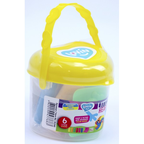 Набір тіста для ліплення "Lovin" Little Heart 6 кольор. №41240(15)
