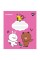 Нотний зошит A5 12арк. Line friends №766255/Yes/(25)(500)