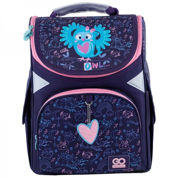 Рюкзак каркасний "GoPack" Education 5001S-2 Pretty Owl 1від.,3карм. №GO24-5001S-2(8)