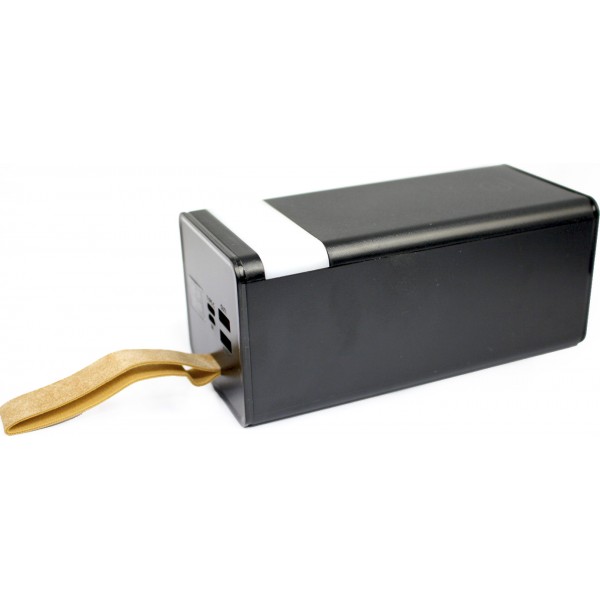 УМБ WUW Power Bank 50000mAh 2USB 2.1A black з дисплеєм та ліхтарем №Y117/Breidon/