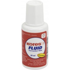 Коректор з пензликом Kores Fluid К66101 20мл