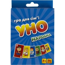 Игра Уно на украинском Strateg 3 вида в коробке 13,5х9х2,5 см (1) 7014-7017