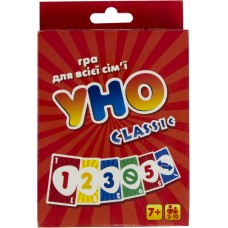 Игра Уно classic на украинском Strateg в коробке 13,5х9х2,5 см (66) 7015