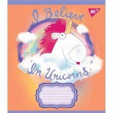 Тетрадь 12 листов линия YES Unicorns (25) (250) 763454