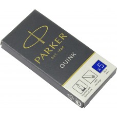 Картридж Parker Quink (5 шт) синій 11410 BLU