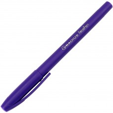 Ручка шариковая Radius Face pen 0,7мм картонная упаковка, фиолетовая (50) (500) (2000) 7890