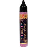 3D-гель Santi Liquid glitter gel червоний 742110