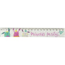 Линейка пластиковая 20 см Yes Princess party 370509 (50)