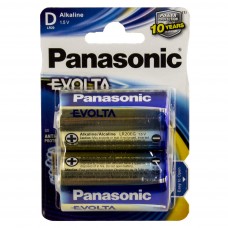 Батарейки Panasonic Alkaline Evolta LR-20 блістер 2 шт (12)