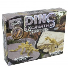 Набор для проведения раскопок Dino excavation динозавры на украинском DankoToys (6) DEX-01-04,05,06