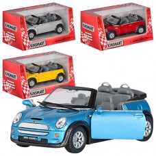 Машина металева Mini Cooper S Convertible Kinsmart в коробці 16х8,5х7,5см (24) (96) KT-5089-W 