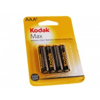 Батарейки Kodak MaxLR-03/блістер 4 шт (10) (50)