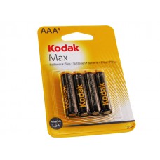 Батарейки Kodak MaxLR-03 / блистер 4 шт (10) (50)