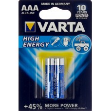 Батарейки Varta high energy longlife power LR-03 блістер 2 шт (10) (50)