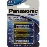 Батарейки Panasonic Alkaline Evolta LR-06 блистер 4 шт (12) (60)