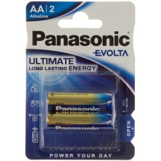 Батарейки Panasonic Alkaline Evolta LR-06 блистер 2 шт (12) (60)